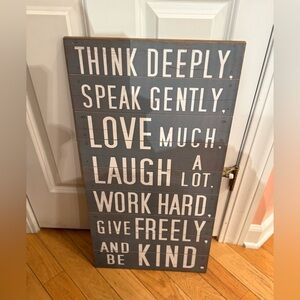 Motivational/inspirational Wall Art-made of wood